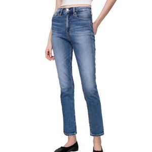 GAP High Rise Vintage Slim Jeans PREMIUM DENIM Stretchy Ankle Length Straight 26